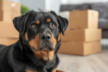 Obraz premium A humorous corgi caught mid-yawn, showing off its signature big smile and showcasing its adorable teeth in a way that's hard to resist. Beautiful simple AI generated image in 4K, unique.