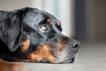 Obraz premium A humorous corgi caught mid-yawn, showing off its signature big smile and showcasing its adorable teeth in a way that's hard to resist. Beautiful simple AI generated image in 4K, unique.