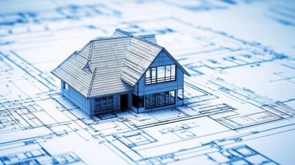 background blueprint plan