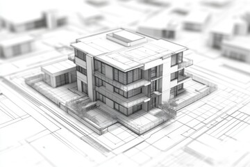 background blueprint plan