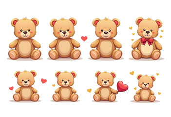 Soft and Cuddly Teddy Bear Clipart: Download Free Vector Images for DIY Crafts and Design Projects