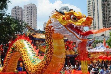 Obraz premium Celebration of the Chinese New Year, 2025 year of the Snake