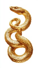 Obraz premium Golden snake, chinese new year