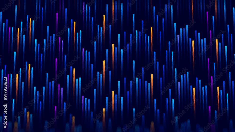 Leinwandbilder Digital Technology Speed Connect Tech Particles Background. Cyber Nano Innovation Concept. Abstract Communication. Global Network Connection. AI Big Data Vector Illustration.