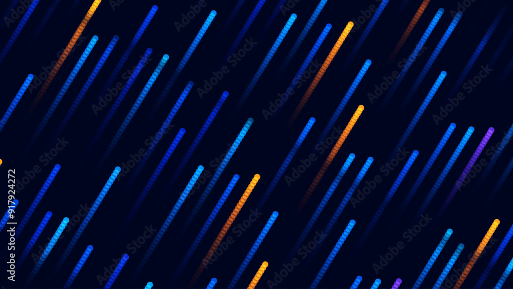 Fototapete Digital Technology Speed Connect Tech Particles Background. Cyber Nano Innovation Concept. Abstract Communication. Global Network Connection. AI Big Data Vector Illustration.