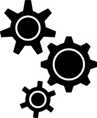 Gear icon vector illustration