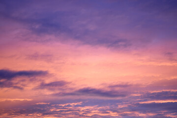 sky at sunset