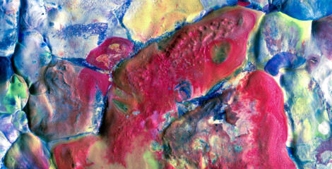 Embrace the Joy: Dive into a Cheerful Kaleidoscope of Colors and Shapes in an Abstract Wonderland
