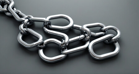 Obraz premium chain with a chain