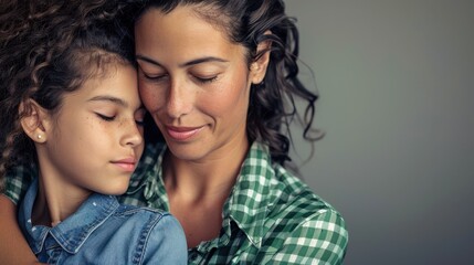 Obraz premium The Mother and Daughter Hug
