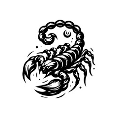 Naklejka premium Scorpion logo design inspiration. Scorpion logo vector