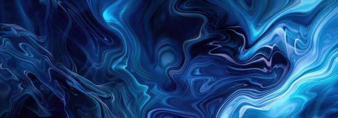 Obraz premium abstract modern designed horizontal header with very dark blue, light blue and corn flower blue colors