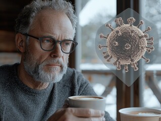 Virus Defense. Automated immunity system establishing conditional barrier, persistently guarding body from environmental viruses, maintaining defense despite continuous presence of viral challenges.