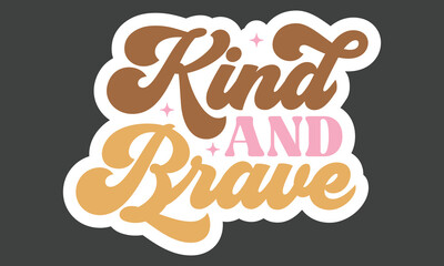 Kindness Stickers EPS Bundle And Single Design