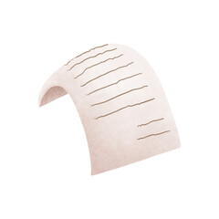 Hand-painted paper cartoons, used for various graphic works, cute cartoon paper sheets, paper cartoons