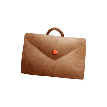 recommend clip art: Hand-painted cartoon bag, used for various graphic works, bags, cute cartoon bags, work bags