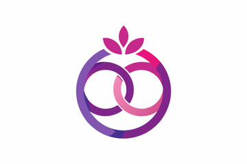 logo consists of several parts a plexus on white background