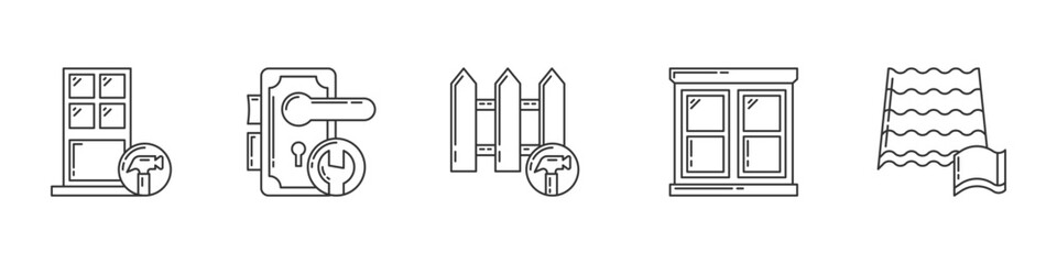 Home renovation and repair services,  Window installation, Door repair, Fence building,  Roofing services.