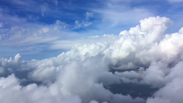 Flying in the clouds