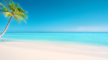 Obraz premium Summer beach Vacation Relaxing vacation Tropical beach close-up scenery background