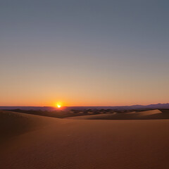 A Desert Landscape at Sunset-lemixRealisticAsians_v11-2101418137