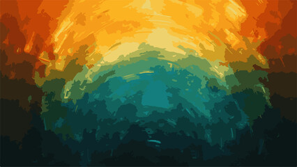 Abstract floral colorful background