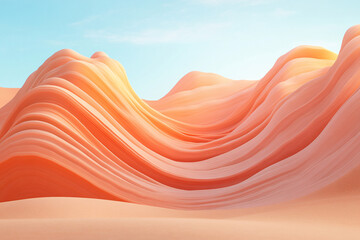 Fototapeta premium Dynamic fluid color gradient background, abstract KV main visual business PPT background