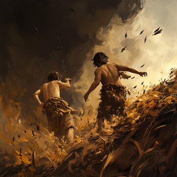 Cain and Abel: A Biblical Tale of Brotherhood, Sacrifice, and Consequences in the Epoch of Humanity's Fall from Grace.