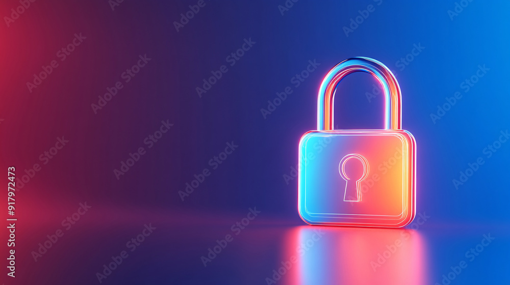 Poster internet financial property security illustration, protect network data hacker attack poster concept
