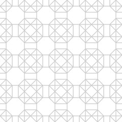 Seamless geometric abstract pattern with a modern style