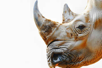 head of a rhinoceros