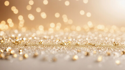 Fototapeta premium Golden Shimmering Lights