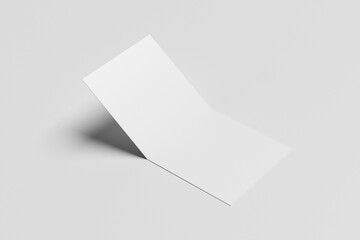 BI-Fold Square Brochure Mock-up