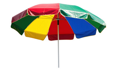 Obraz premium Colorful Beach Umbrella