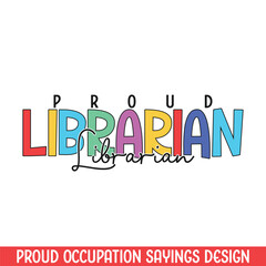 Proud librarian profession design, best design for profession