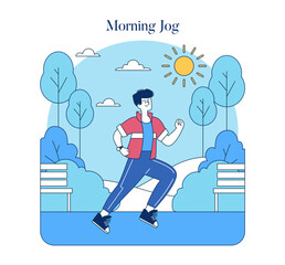 Health Prevention. Flat Vector Illustration