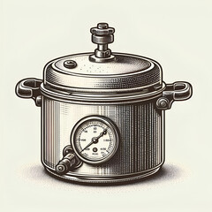 Vintage pressure cooker 