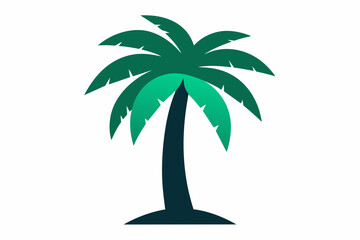 Vector illustration palm tree