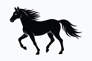 horse silhouette vector.eps