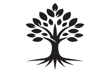 Tree Silhouette Image.