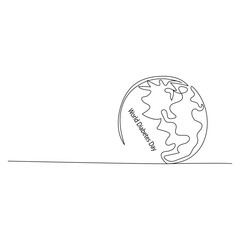 World diabetes day in November. line art of persons using glucometer and keeping blood sugar levels in check. Needle used to take a drop of blood for diabetes testing. 