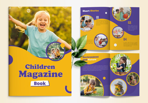 Children Magazine Book