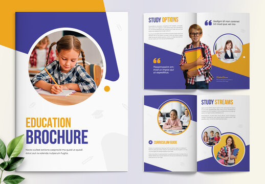 Education Study Brochure Layout