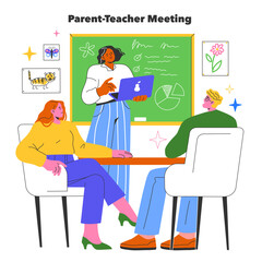 Back To School. Flat Vector Illustration