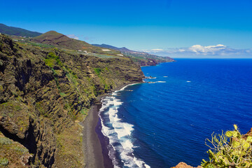 Nogales Beach. Puntallana. Island of La Palma. Canary Islands. This beach sums up much of what the...