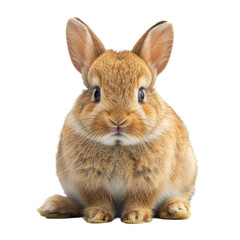 Obraz premium Cute bunny isolated on a transparent background for web, banner, wallpaper