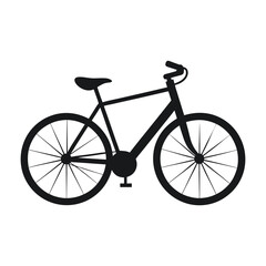 Fototapeta premium Vintage bicycle, isolated on a clean white background