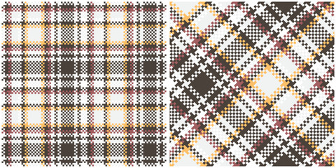 Plaid Pattern Seamless. Traditional Scottish Checkered Background. Seamless Tartan Illustration Vector Set for Scarf, Blanket, Other Modern Spring Summer Autumn Winter Holiday Fabric Print.