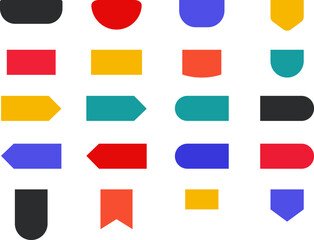 Tag icon, sign. Vector badges and labels. Stickers, sale badge, price tag. Banner Template.