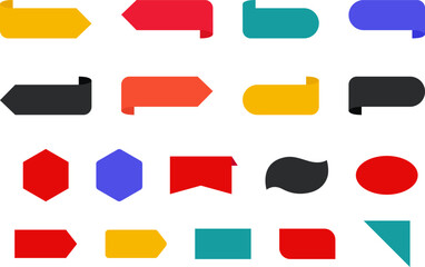 Tag icon, sign. Vector badges and labels. Stickers, sale badge, price tag. Banner Template.